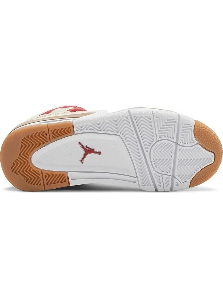 Кроссовки Air Jordan 4 Retro GS Wild Things — изображение 4 из 8, бежевый