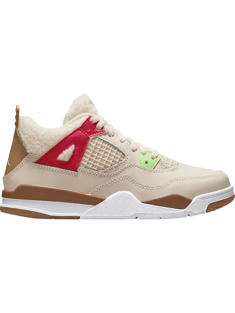 Кроссовки Air Jordan 4 Retro PS Wild Things — изображение 1 из 1, бежевый