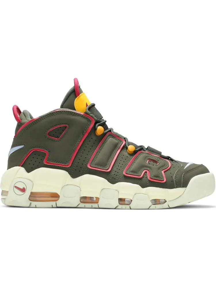 Кроссовки Nike Air More Uptempo 'Cargo Khaki' — изображение 1 из 8, зеленый