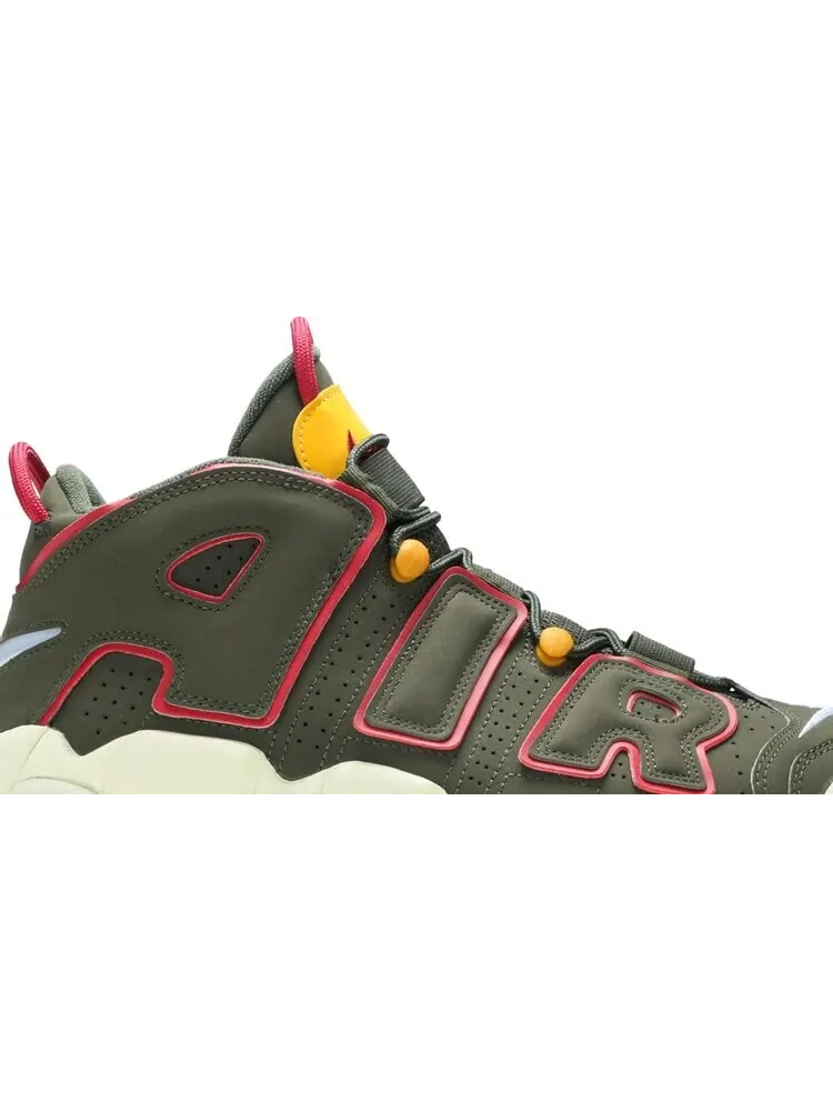 Кроссовки Nike Air More Uptempo 'Cargo Khaki' — изображение 2 из 8, зеленый
