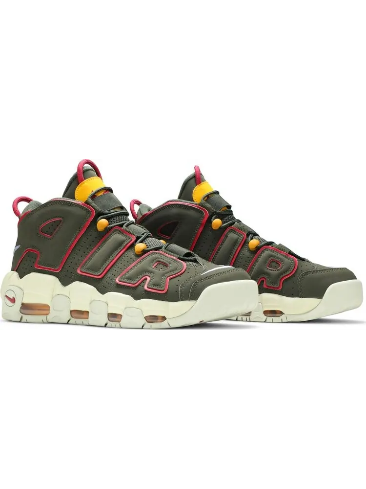 Кроссовки Nike Air More Uptempo 'Cargo Khaki' — изображение 8 из 8, зеленый