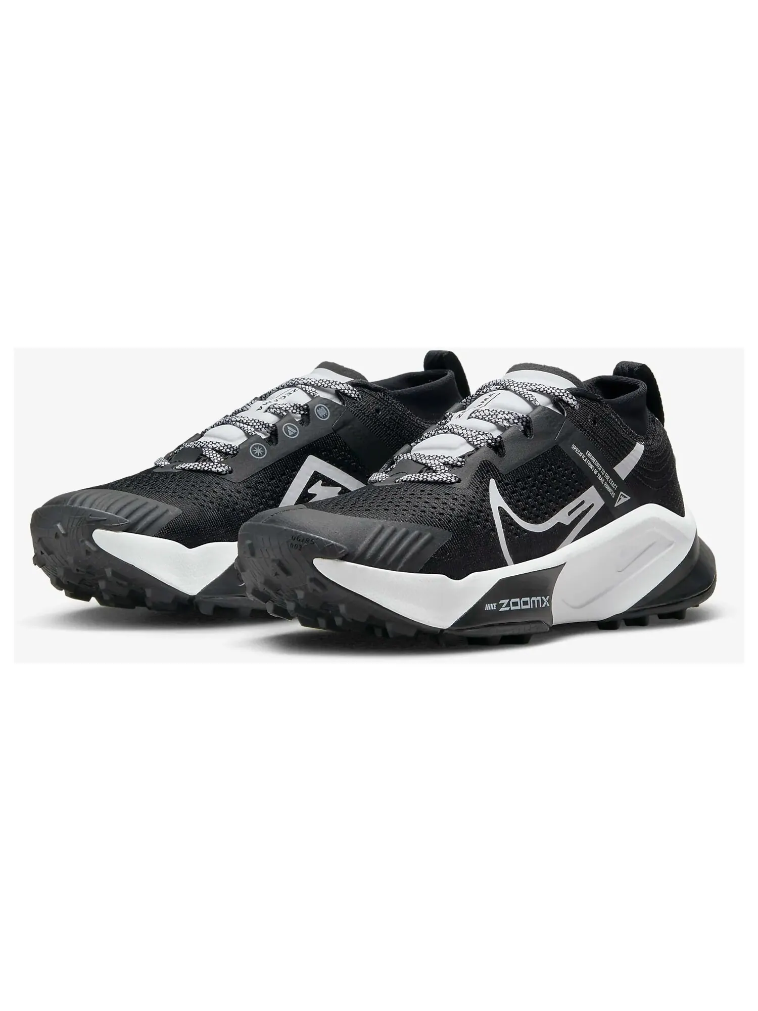 Кроссовки Nike ZoomX Zegama — изображение 2 из 7, черный/белый