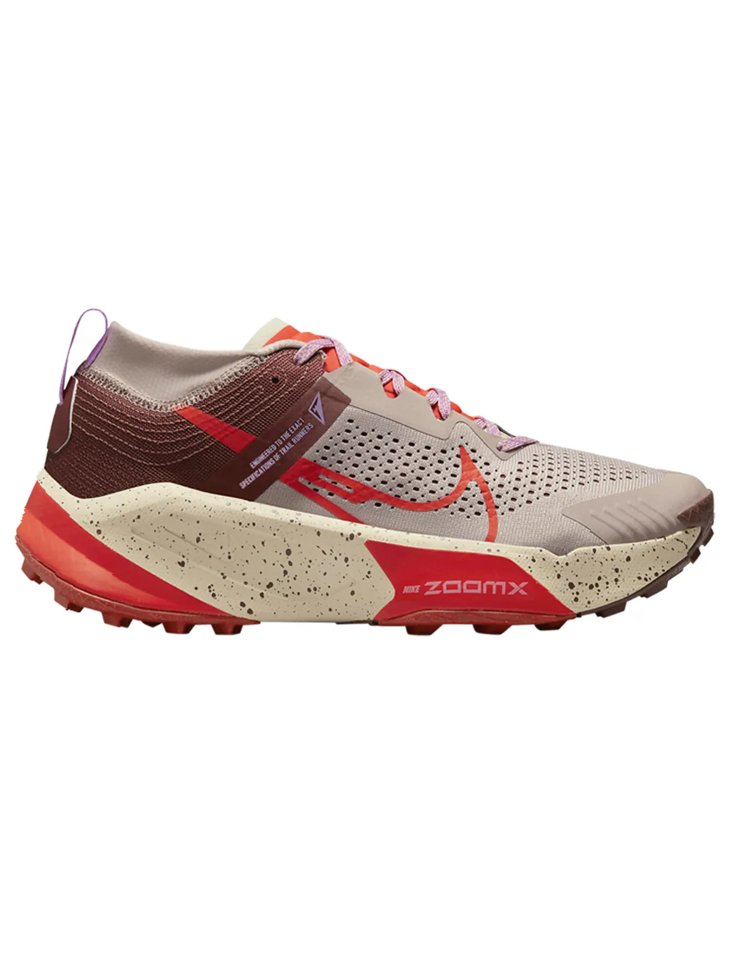 Кроссовки Nike ZoomX Zegama 'Diffused Taupe Picante Red' — изображение 1 из 1, фиолетовый
