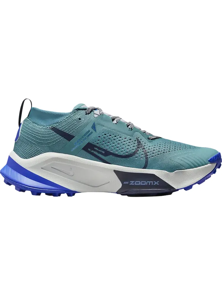 Кроссовки Nike ZoomX Zegama 'Mineral Teal Racer Blue' — изображение 1 из 1, зеленый