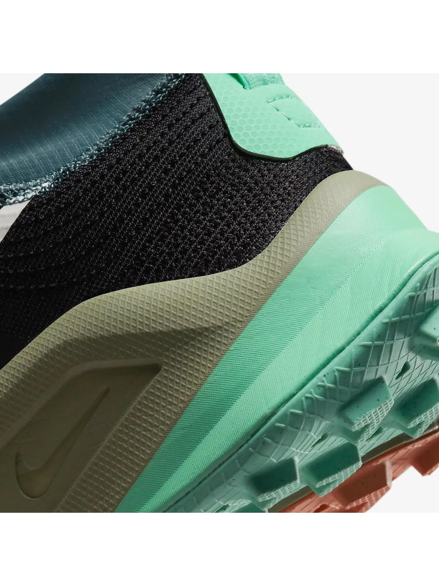 Кроссовки Nike ZoomX Zegama — изображение 7 из 7, темно-зеленый/черный