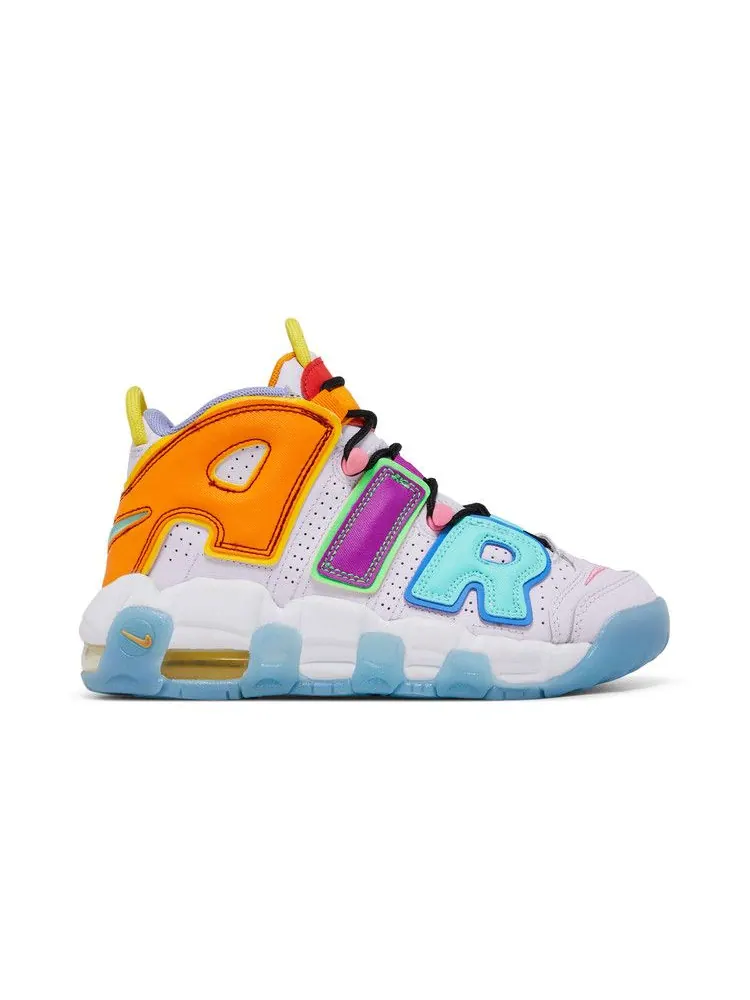 Кроссовки Nike Air More Uptempo GS — изображение 2 из 9, белый