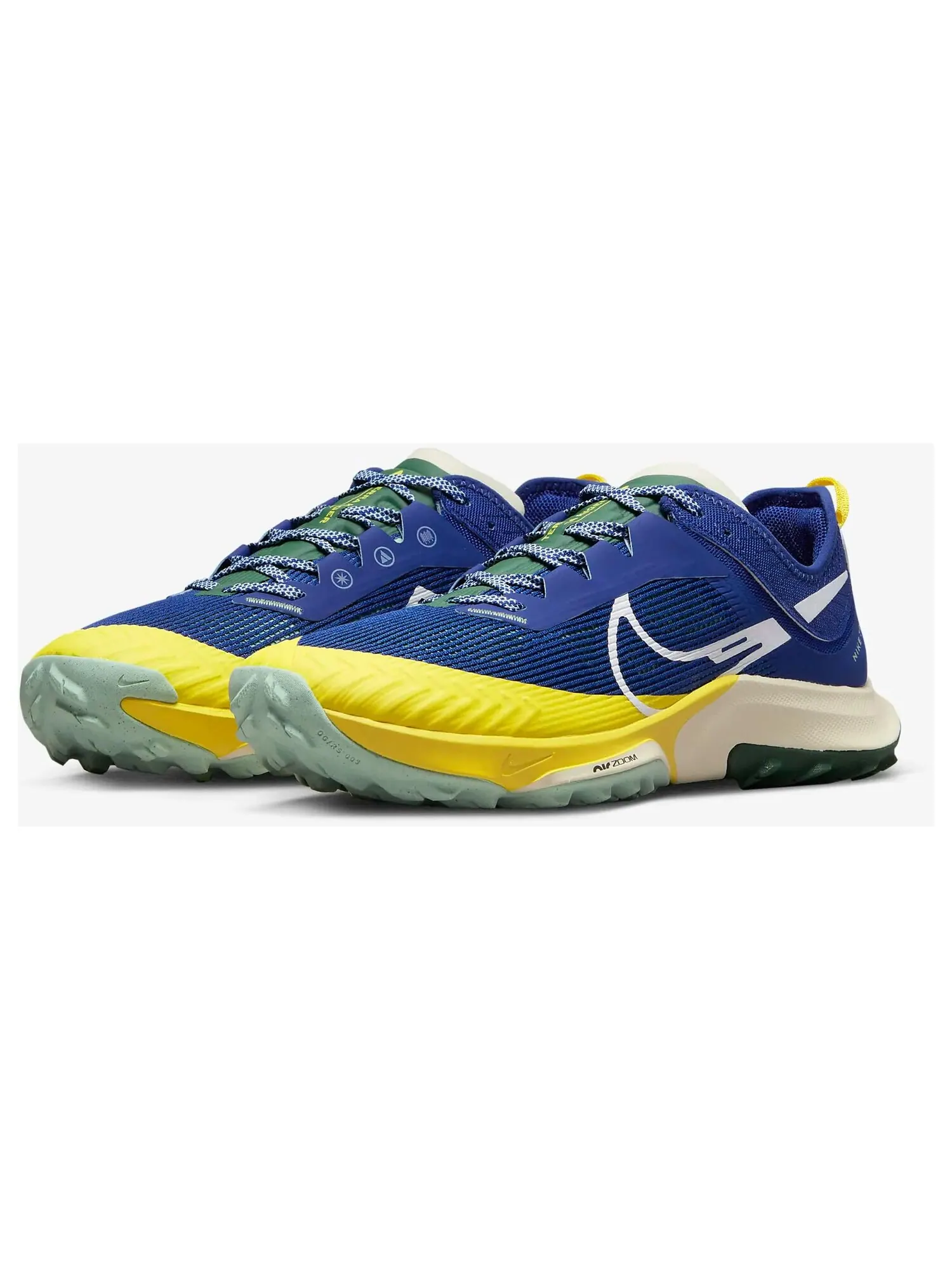 Кроссовки Nike Air Zoom Terra Kiger 8 — изображение 2 из 7, синий/желтый