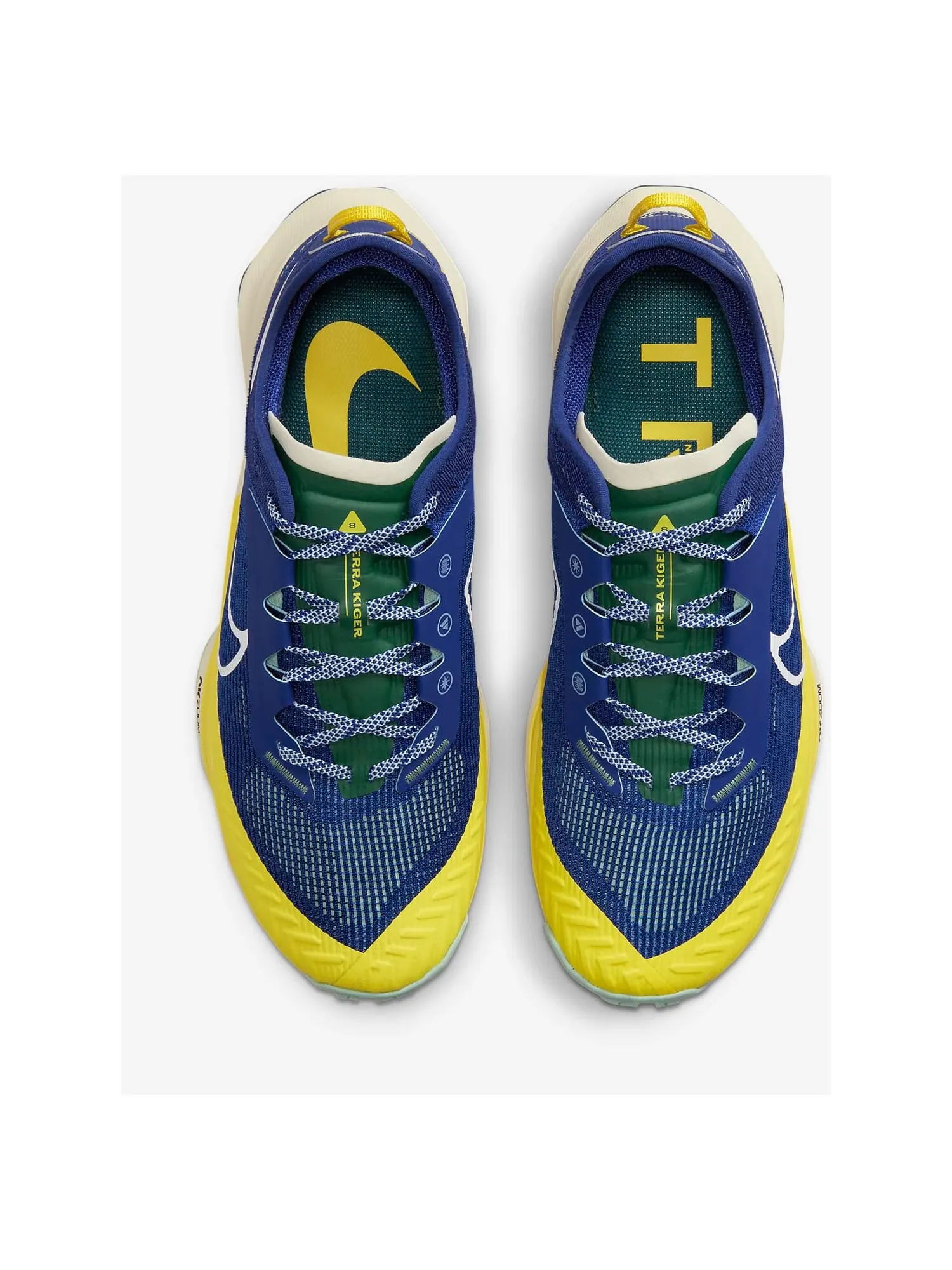 Кроссовки Nike Air Zoom Terra Kiger 8 — изображение 3 из 7, синий/желтый