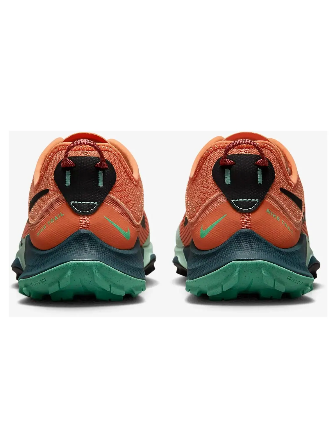 Кроссовки Nike Air Zoom Terra Kiger 8 — изображение 4 из 7, оранжевый/зеленый
