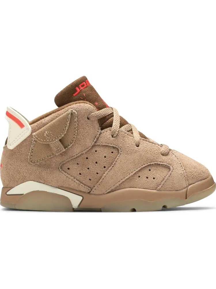 Кроссовки Travis Scott x Air Jordan 6 Retro TD British Khaki — изображение 1 из 8, загар