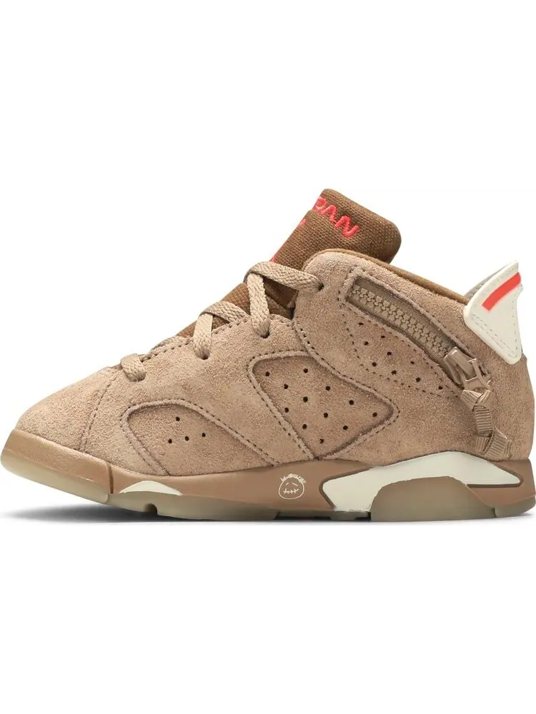 Кроссовки Travis Scott x Air Jordan 6 Retro TD British Khaki — изображение 3 из 8, загар