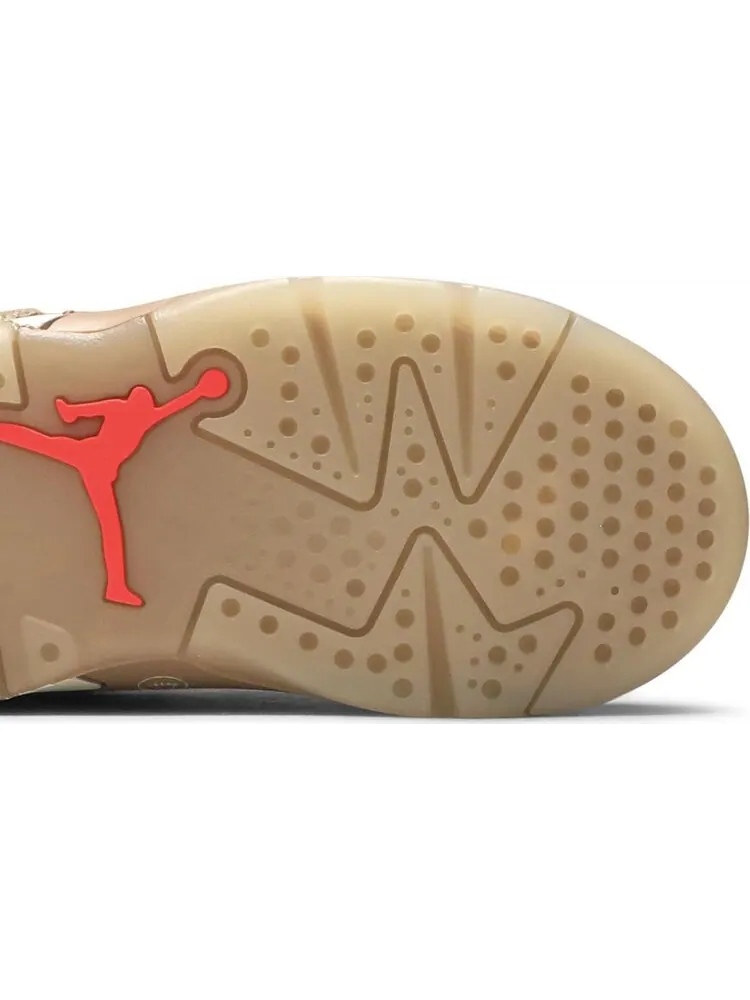 Кроссовки Travis Scott x Air Jordan 6 Retro TD British Khaki — изображение 5 из 8, загар
