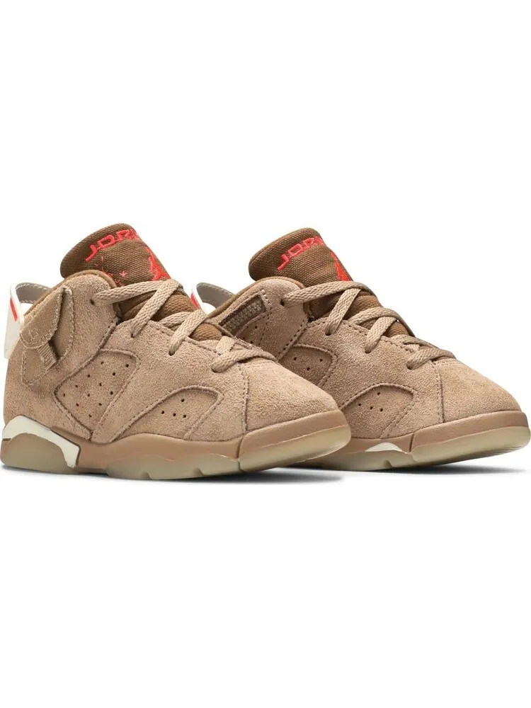 Кроссовки Travis Scott x Air Jordan 6 Retro TD British Khaki — изображение 8 из 8, загар