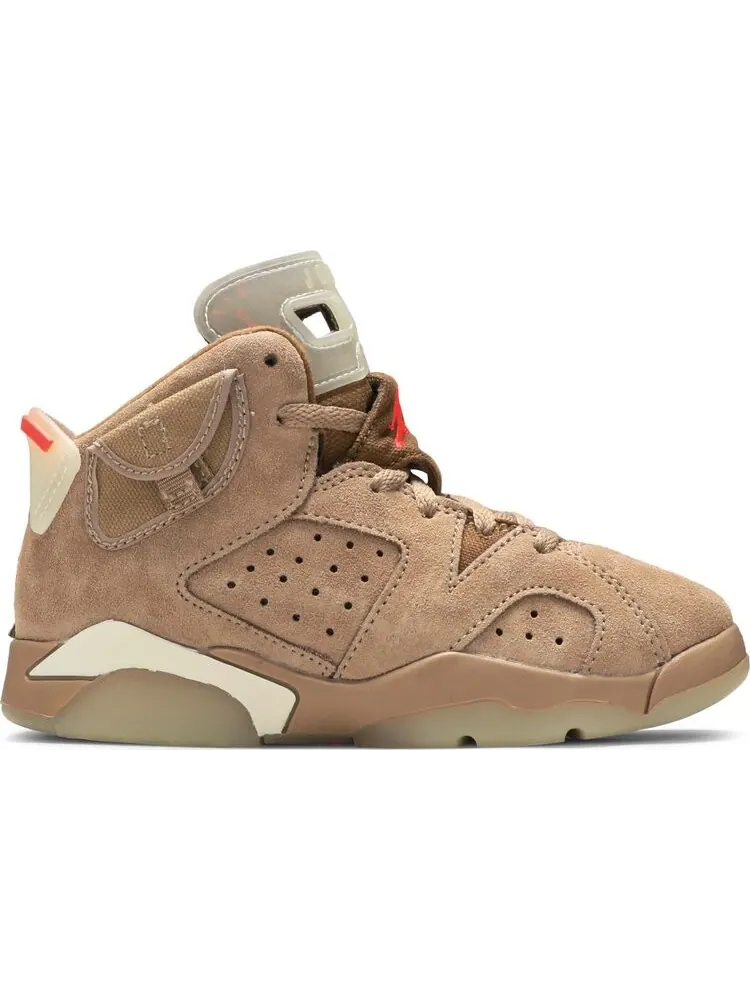 Кроссовки Travis Scott x Air Jordan 6 Retro PS British Khaki — изображение 1 из 8, загар