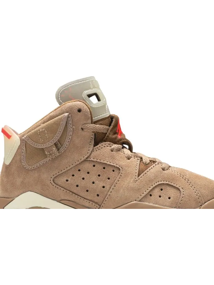 Кроссовки Travis Scott x Air Jordan 6 Retro PS British Khaki — изображение 2 из 8, загар
