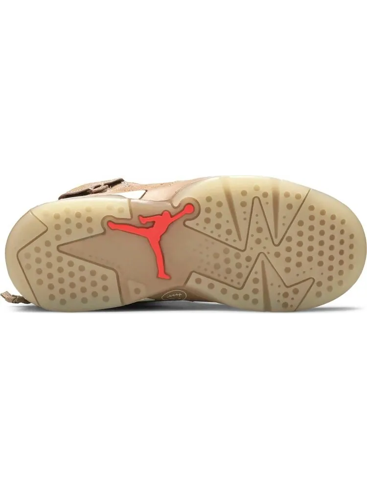 Кроссовки Travis Scott x Air Jordan 6 Retro PS British Khaki — изображение 4 из 8, загар