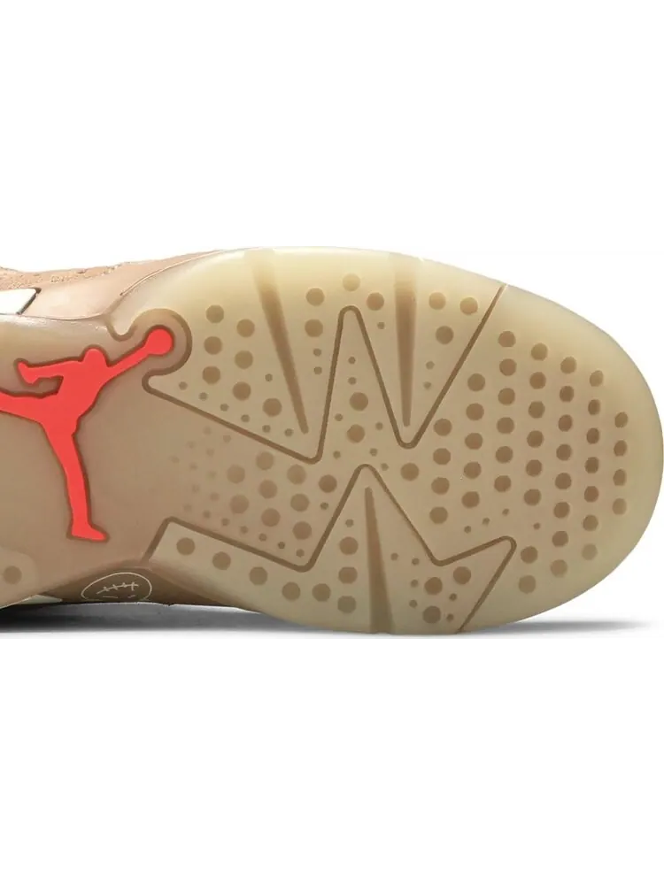 Кроссовки Travis Scott x Air Jordan 6 Retro PS British Khaki — изображение 5 из 8, загар
