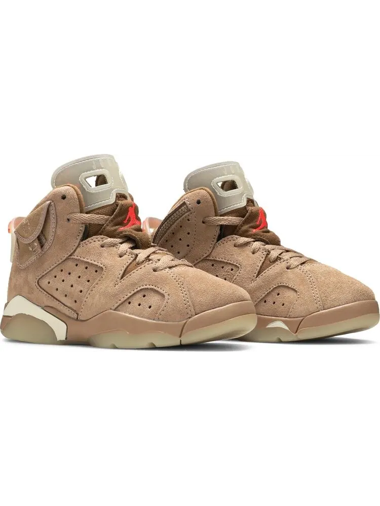 Кроссовки Travis Scott x Air Jordan 6 Retro PS British Khaki — изображение 8 из 8, загар