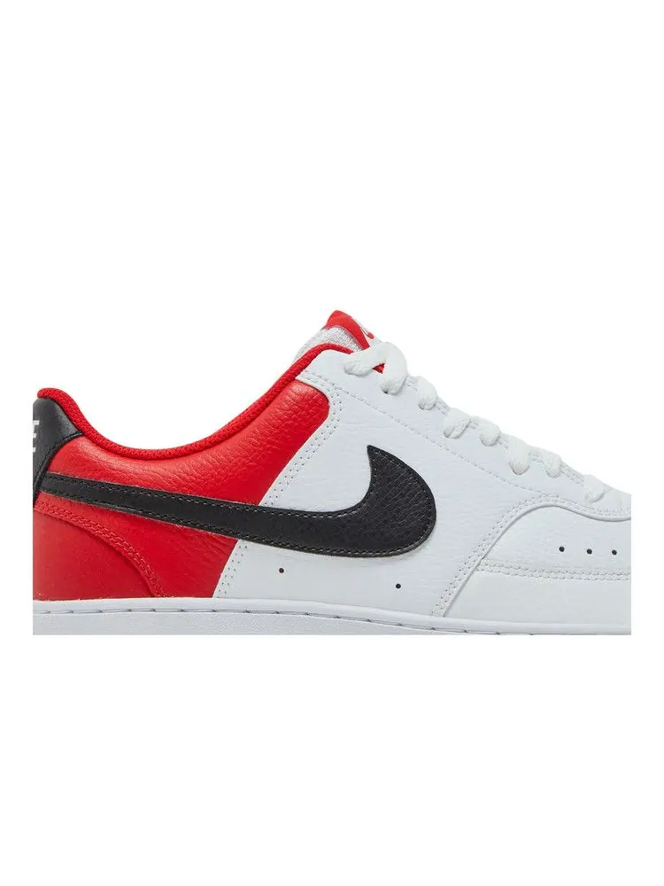 Кроссовки Nike Court Vision Low 'White University Red' — изображение 3 из 9, белый/черный/красный