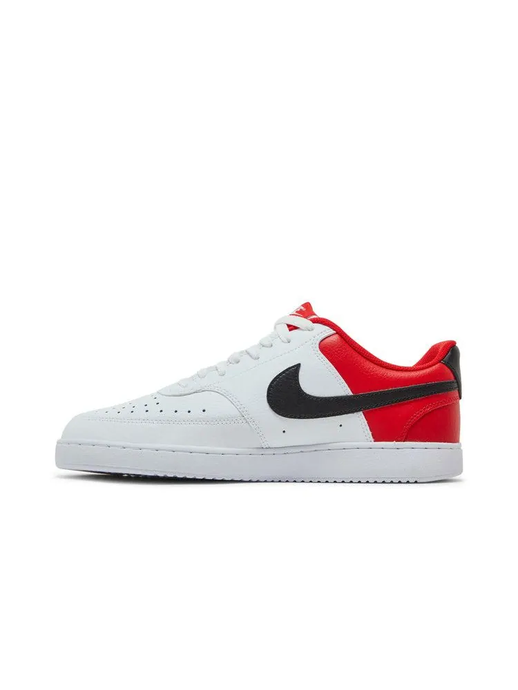 Кроссовки Nike Court Vision Low 'White University Red' — изображение 4 из 9, белый/черный/красный