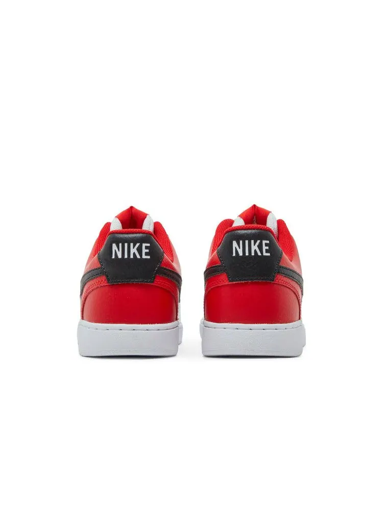 Кроссовки Nike Court Vision Low 'White University Red' — изображение 7 из 9, белый/черный/красный
