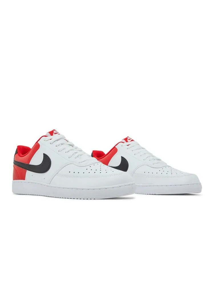 Кроссовки Nike Court Vision Low 'White University Red' — изображение 9 из 9, белый/черный/красный