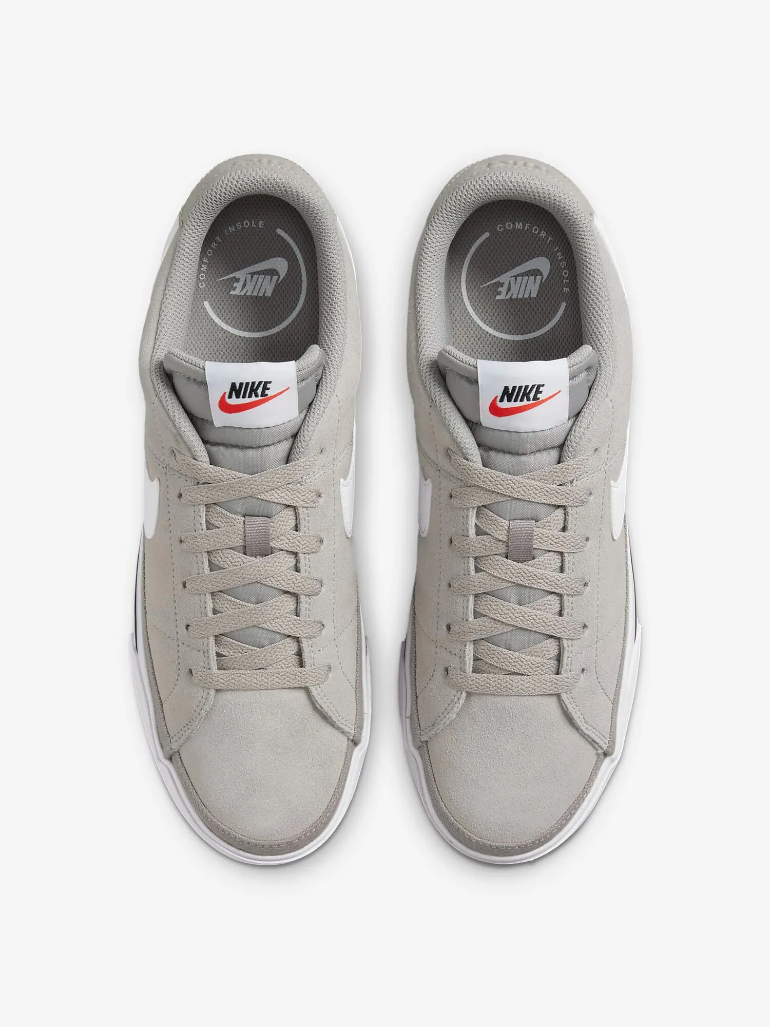 Кеды Nike Court Legacy Suede — изображение 2 из 6, серый/белый/черный