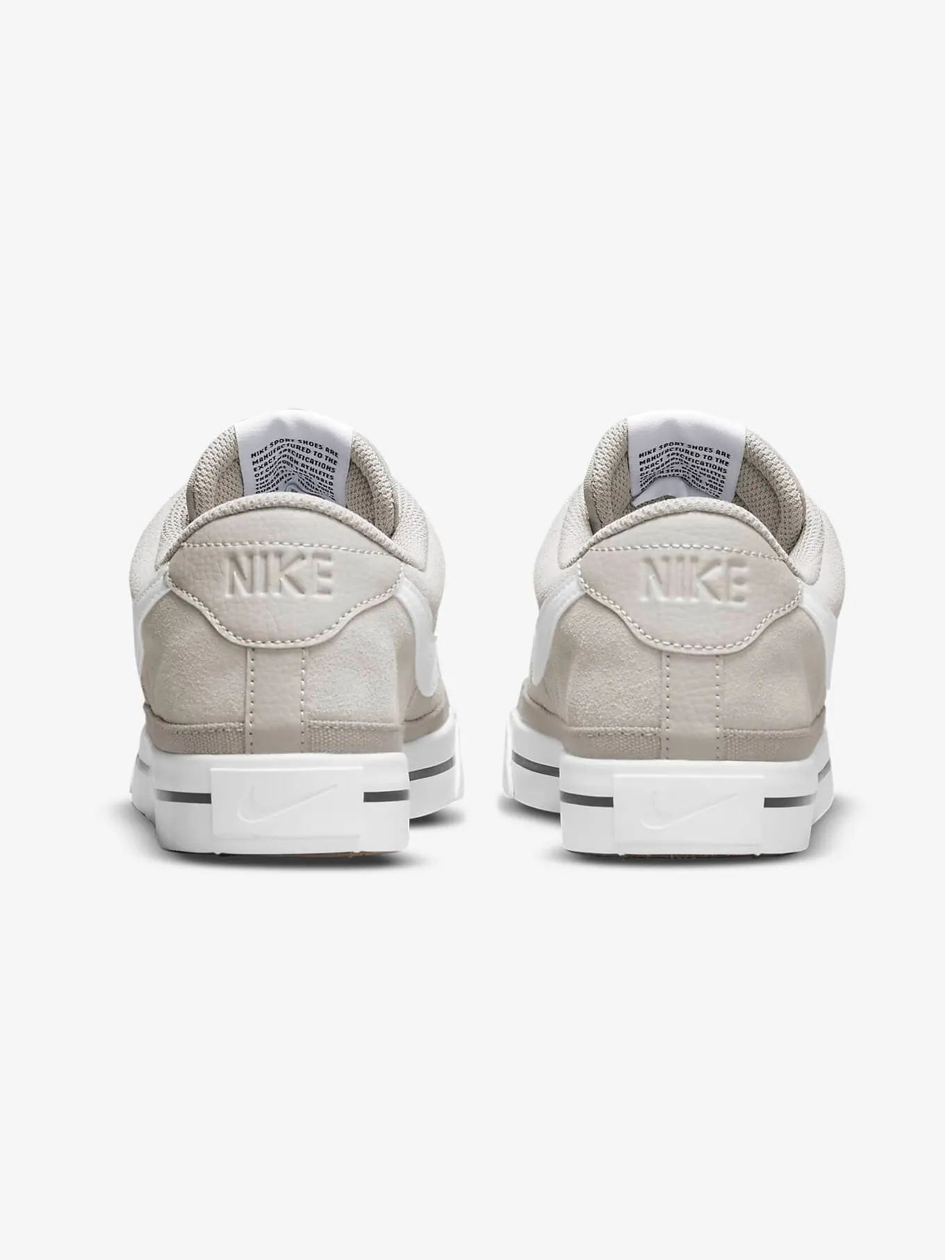 Кеды Nike Court Legacy Suede — изображение 4 из 6, серый/белый/черный