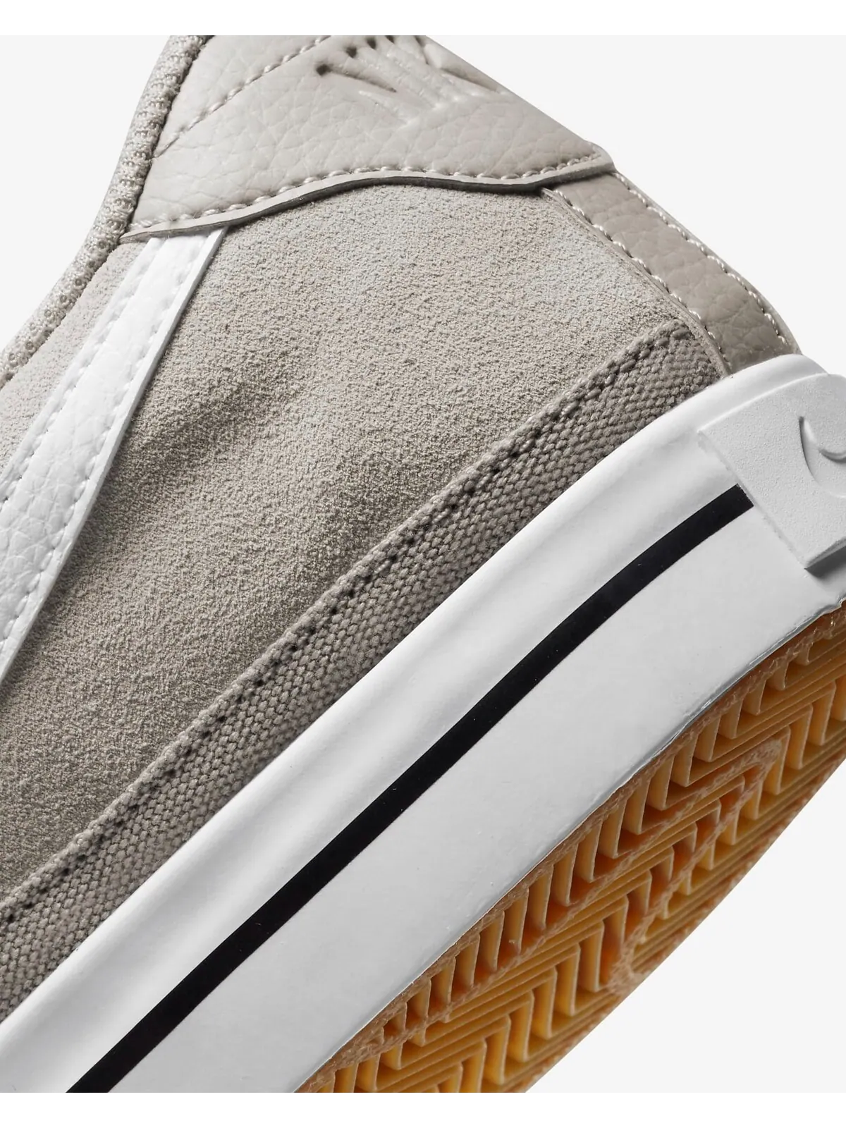 Кеды Nike Court Legacy Suede — изображение 6 из 6, серый/белый/черный