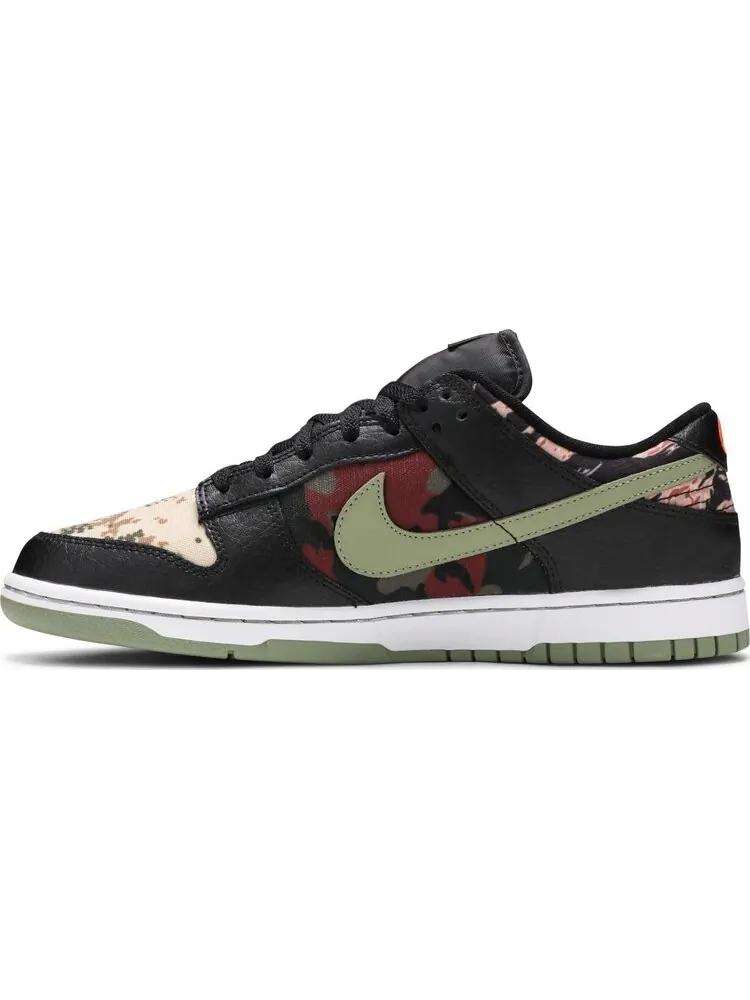 Кроссовки Nike Dunk Low SE 'Black Multi-Camo' — изображение 3 из 10, черный