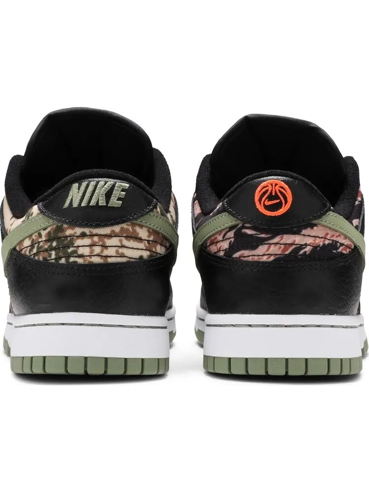 Кроссовки Nike Dunk Low SE 'Black Multi-Camo' — изображение 6 из 10, черный