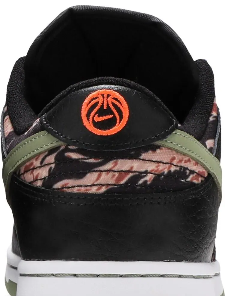 Кроссовки Nike Dunk Low SE 'Black Multi-Camo' — изображение 7 из 10, черный