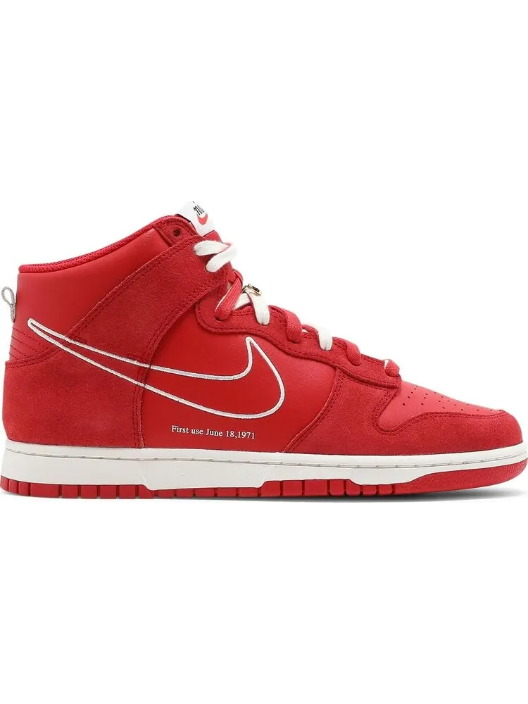Кроссовки Nike Dunk High SE 'First Use Pack - University Red' — изображение 1 из 8, красный