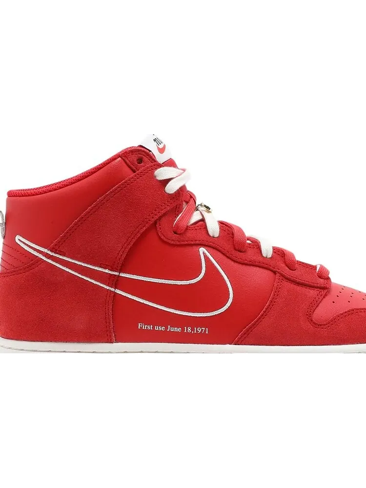 Кроссовки Nike Dunk High SE 'First Use Pack - University Red' — изображение 2 из 8, красный