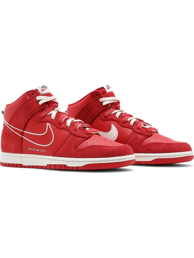 Кроссовки Nike Dunk High SE 'First Use Pack - University Red' — изображение 8 из 8, красный