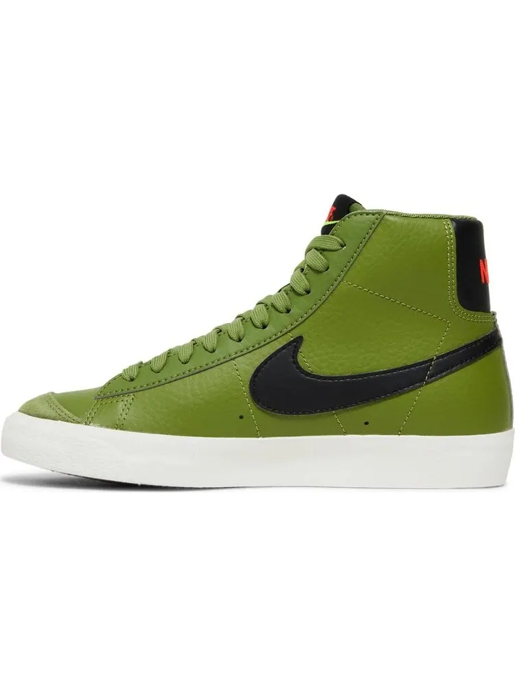 Кроссовки Nike Blazer Mid '77 GS 'Asparagus' — изображение 3 из 8, зеленый