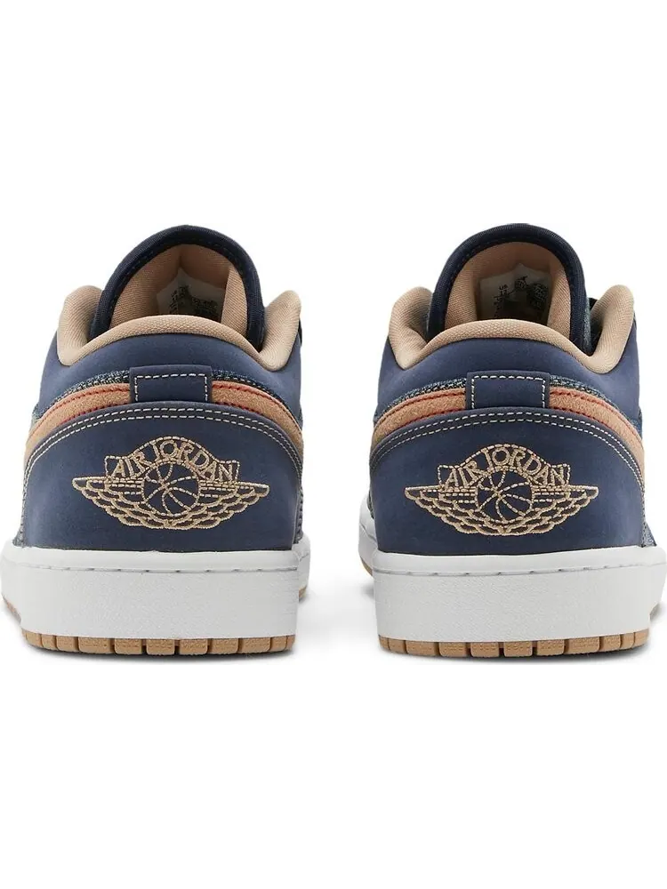 Кроссовки Air Jordan 1 Low SE Denim — изображение 6 из 8, синий