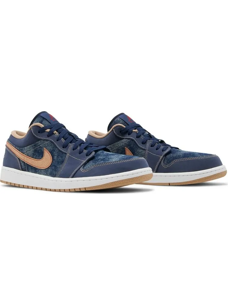Кроссовки Air Jordan 1 Low SE Denim — изображение 8 из 8, синий