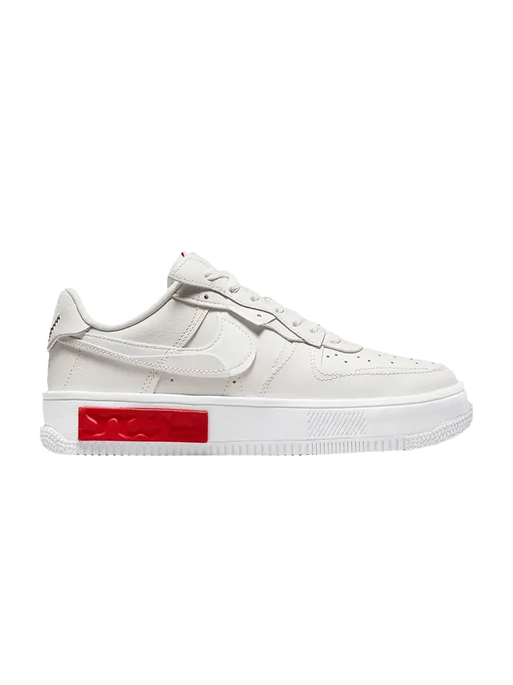 Кроссовки Nike Wmns Air Force 1 Fontanka 'Phantom University Red' — изображение 1 из 1, белый/красный