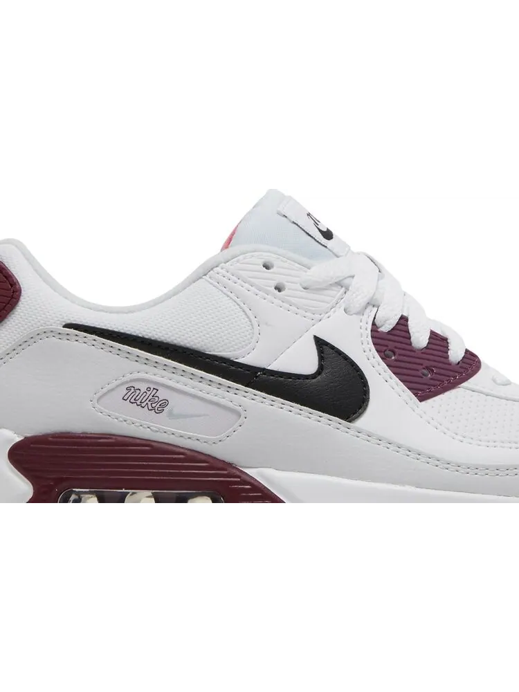 Кроссовки Nike Wmns Air Max 90 'White Dark Beetroot' — изображение 2 из 8, белый