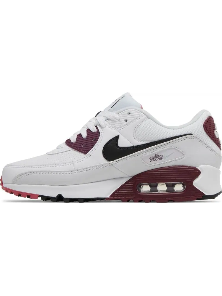 Кроссовки Nike Wmns Air Max 90 'White Dark Beetroot' — изображение 3 из 8, белый