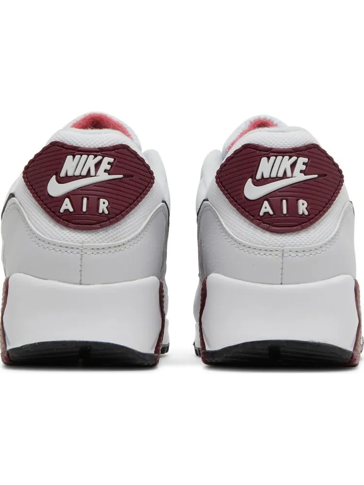 Кроссовки Nike Wmns Air Max 90 'White Dark Beetroot' — изображение 6 из 8, белый