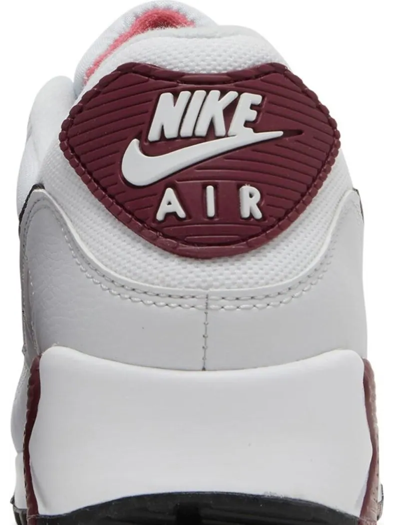 Кроссовки Nike Wmns Air Max 90 'White Dark Beetroot' — изображение 7 из 8, белый