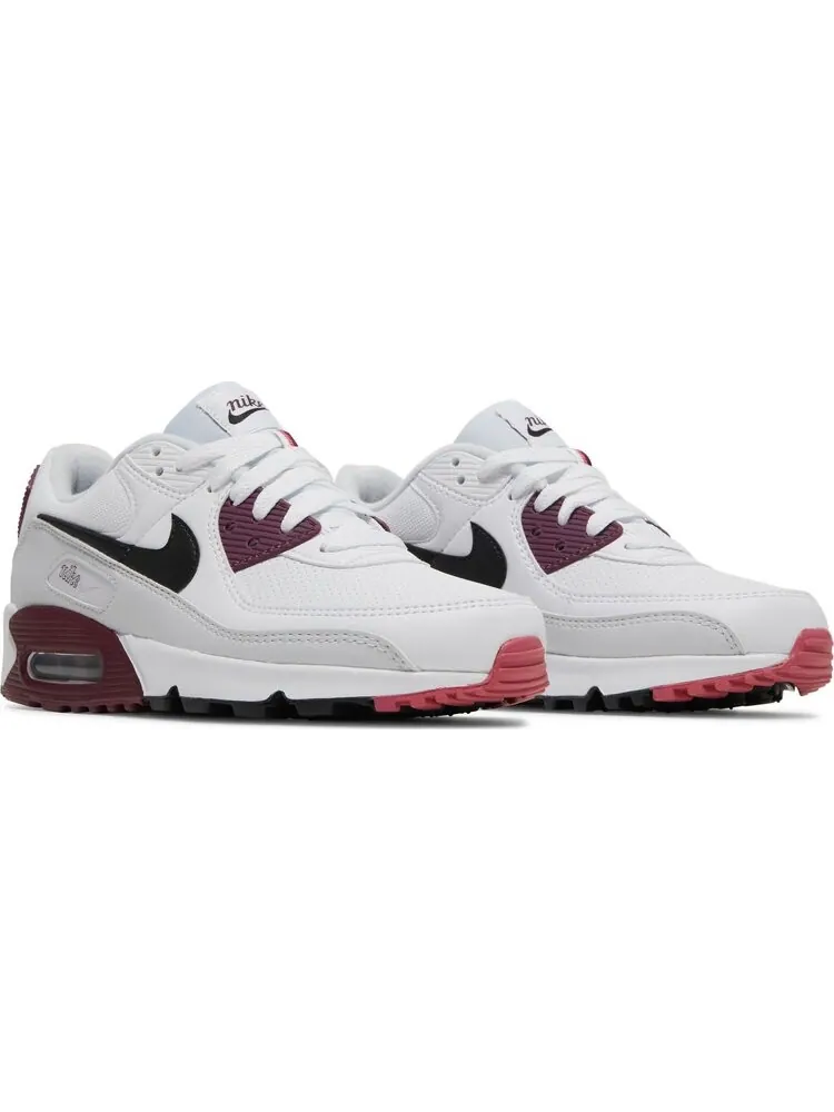 Кроссовки Nike Wmns Air Max 90 'White Dark Beetroot' — изображение 8 из 8, белый