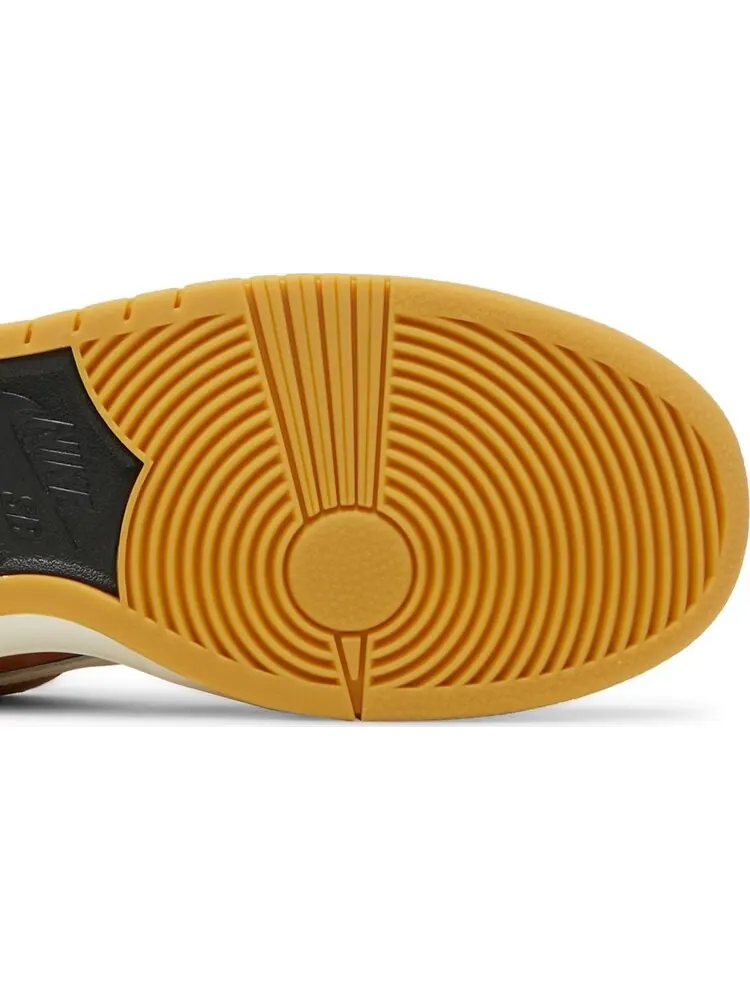 Кроссовки Nike Dunk Low Pro ISO SB 'Dark Russet' — изображение 5 из 8, оранжевый