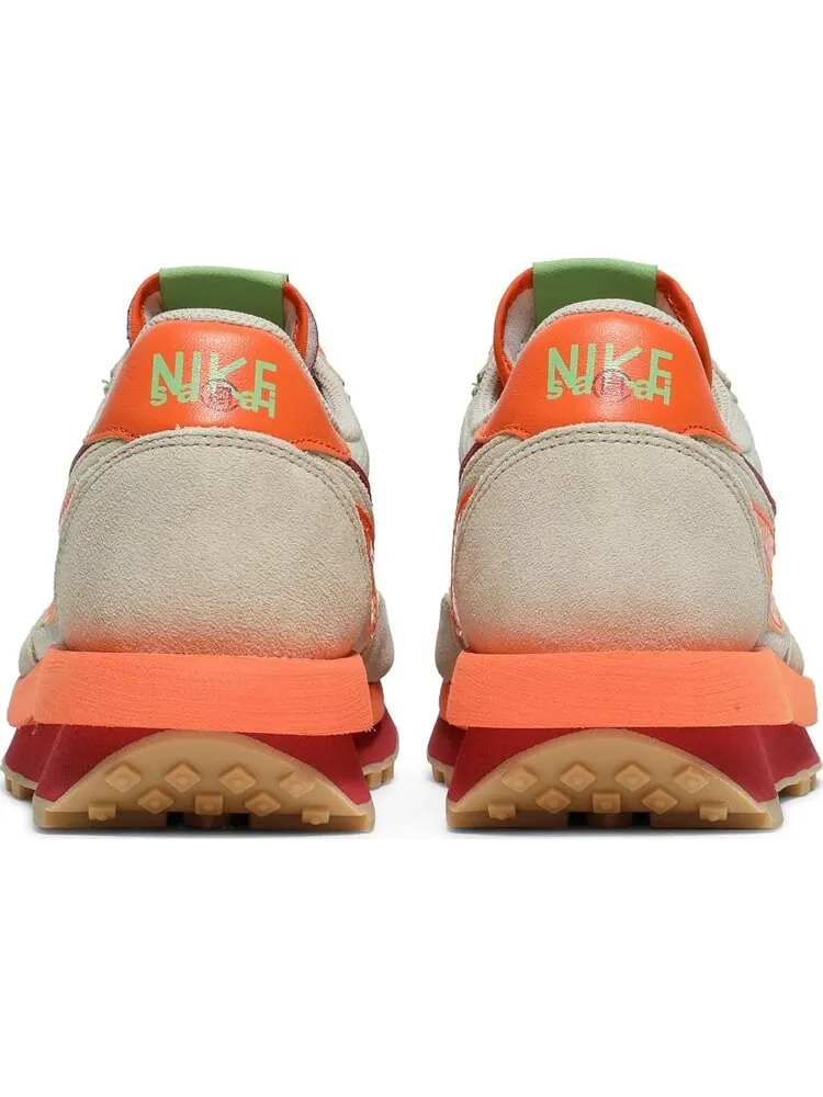Кроссовки Nike sacai x Clot x LDWaffle 'Net Orange Blaze' — изображение 6 из 10, оранжевый
