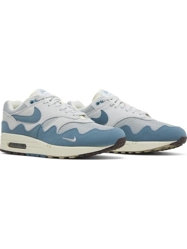Кроссовки Nike Patta x Air Max 1 'Noise Aqua' — изображение 8 из 10, синий