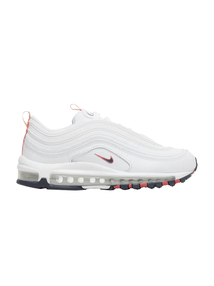 Кроссовки Nike Wmns Air Max 97 'White Multi' — изображение 1 из 9, белый/синий/зеленый