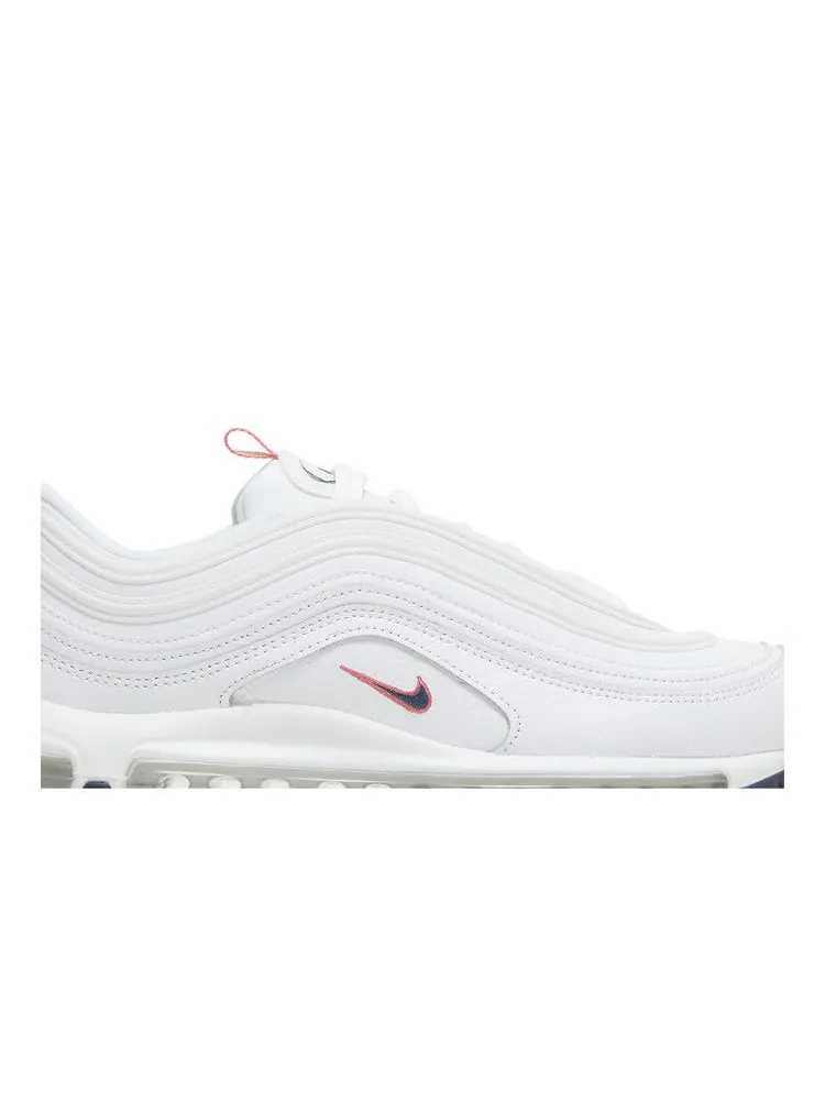 Кроссовки Nike Wmns Air Max 97 'White Multi' — изображение 3 из 9, белый/синий/зеленый