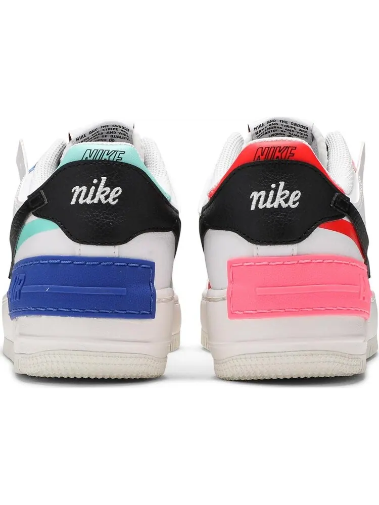Кроссовки Nike Wmns Air Force 1 Shadow 'White Multi-Color' — изображение 6 из 8, белый